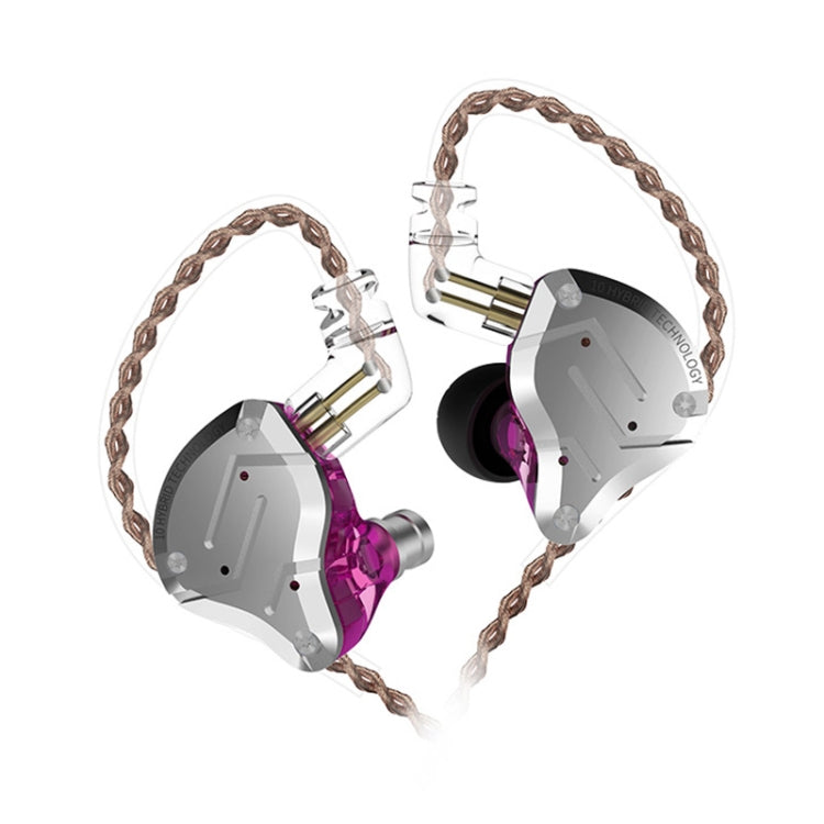 KZ ZS10 Pro 10-unit Ring Iron Gaming In-ear Wired Earphone,, ZS10 Pro Mic Version(Streamer Blue), ZS10 Pro Mic Version(Glare Gold), ZS10 Pro Mic Version(Purple), ZS10 Pro Mic Version(Diamond Blue), ZS10 Pro Standard Version(Black)����������������������...