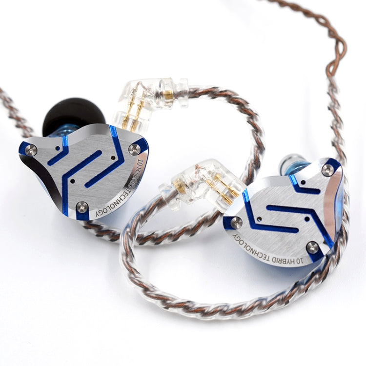 KZ ZS10 Pro 10-unit Ring Iron Gaming In-ear Wired Earphone,, ZS10 Pro Mic Version(Streamer Blue), ZS10 Pro Mic Version(Glare Gold), ZS10 Pro Mic Version(Purple), ZS10 Pro Mic Version(Diamond Blue), ZS10 Pro Standard Version(Black)����������������������...