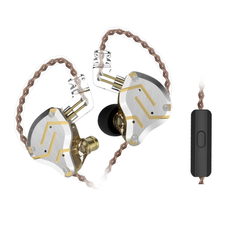 KZ ZS10 Pro 10-unit Ring Iron Gaming In-ear Wired Earphone,, ZS10 Pro Mic Version(Streamer Blue), ZS10 Pro Mic Version(Glare Gold), ZS10 Pro Mic Version(Purple), ZS10 Pro Mic Version(Diamond Blue), ZS10 Pro Standard Version(Black)����������������������...