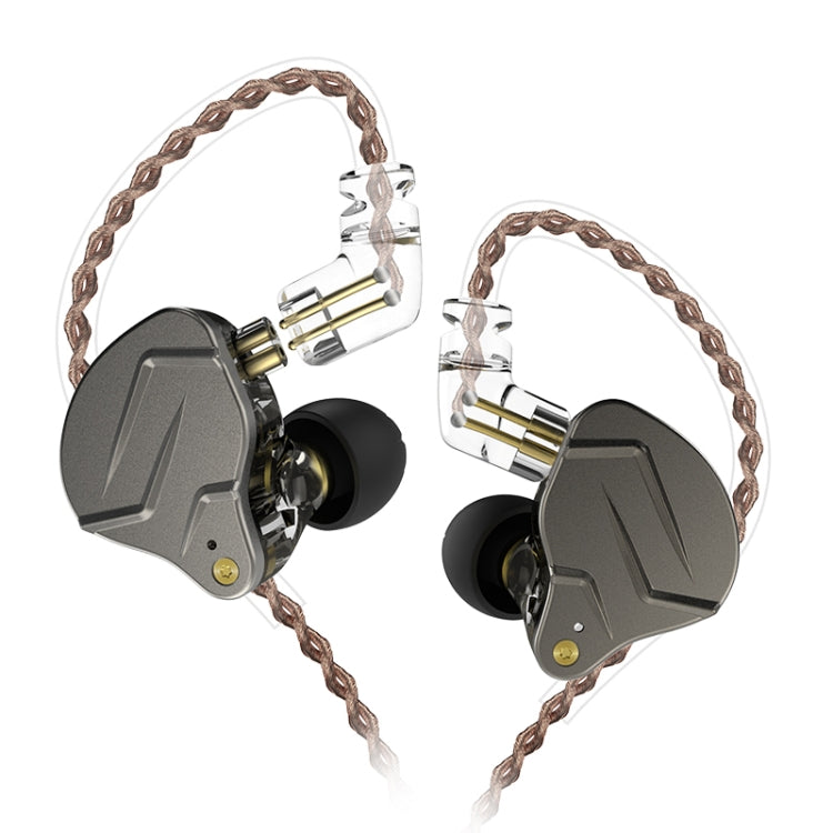 KZ ZSN Pro Ring Iron Hybrid Drive Metal In-ear Wired Earphone,, ZSN Mic Version(Purple), ZSN Standard Version(Grey), ZSN Standard Version(Blue), ZSN Standard Version(Purple), ZSN Mic Version(Grey), ZSN Mic Version(Blue)