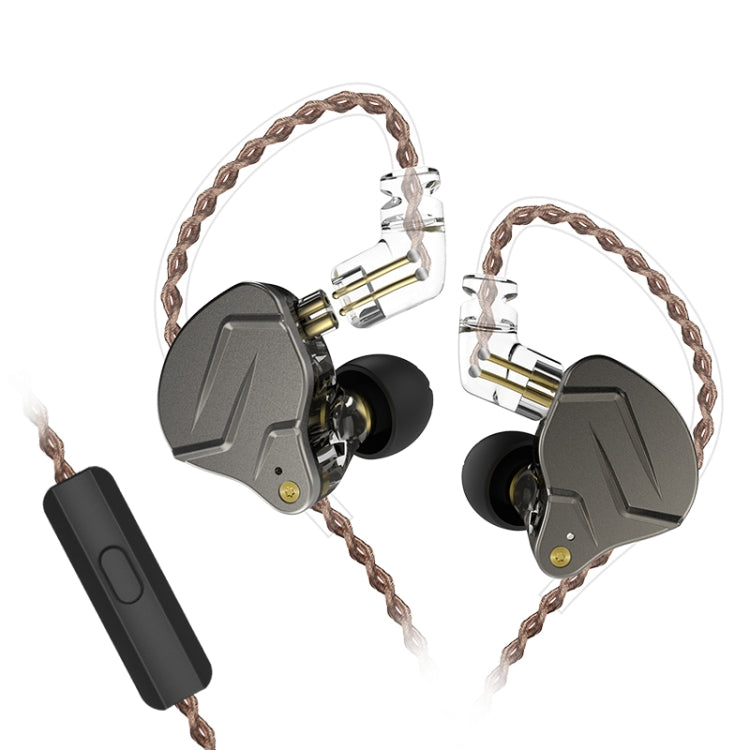KZ ZSN Pro Ring Iron Hybrid Drive Metal In-ear Wired Earphone,, ZSN Mic Version(Purple), ZSN Standard Version(Grey), ZSN Standard Version(Blue), ZSN Standard Version(Purple), ZSN Mic Version(Grey), ZSN Mic Version(Blue)