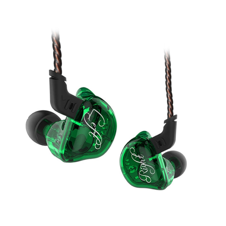 KZ ZSR 6-unit Ring Iron In-ear Wired Earphone,, Standard Version(Green), ZSR Mic Version(White), ZSR Mic Version(Black), ZSR Mic Version(Red), ZSR Mic Version(Green), ZSR Standard Version(White), ZSR Standard Version(Black), ZSR Standard Version(Red)