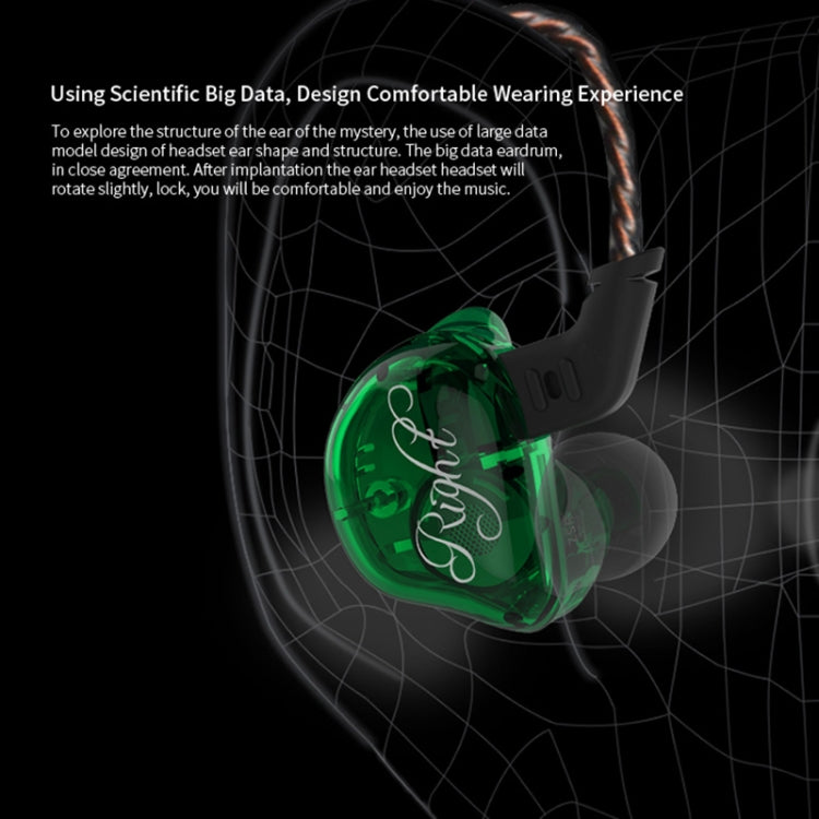 KZ ZSR 6-unit Ring Iron In-ear Wired Earphone,, Standard Version(Green), ZSR Mic Version(White), ZSR Mic Version(Black), ZSR Mic Version(Red), ZSR Mic Version(Green), ZSR Standard Version(White), ZSR Standard Version(Black), ZSR Standard Version(Red)