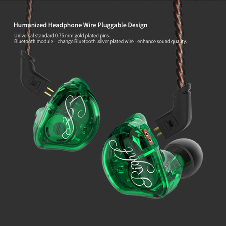 KZ ZSR 6-unit Ring Iron In-ear Wired Earphone,, Standard Version(Green), ZSR Mic Version(White), ZSR Mic Version(Black), ZSR Mic Version(Red), ZSR Mic Version(Green), ZSR Standard Version(White), ZSR Standard Version(Black), ZSR Standard Version(Red)