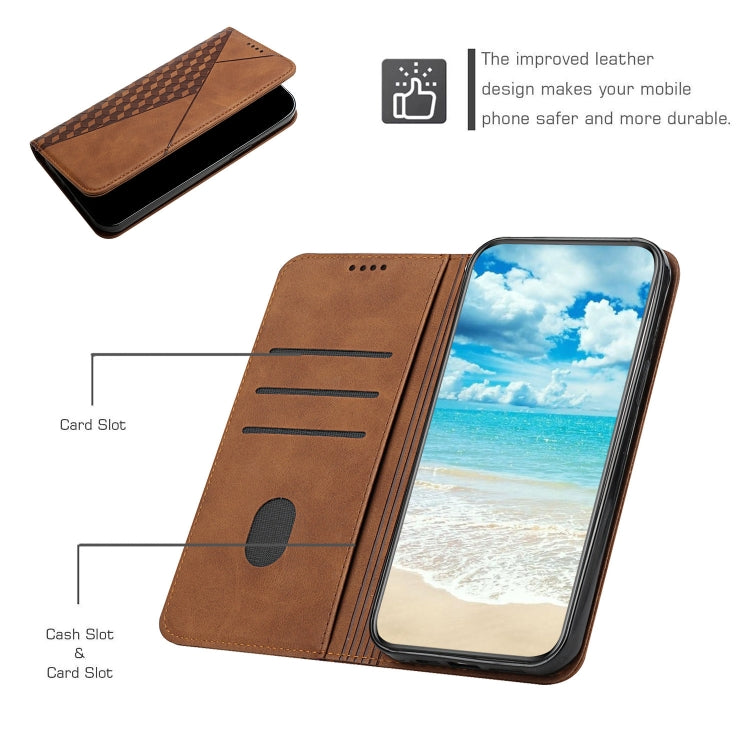 Diamond Pattern Splicing Skin Feel Magnetic Horizontal Flip Leather Case with Card Slots & Holder & Wallet, For iPhone XS Max, For iPhone SE 2022 / SE 2020 / 7 / 8 / 6, For iPhone 7 Plus / 8 Plus