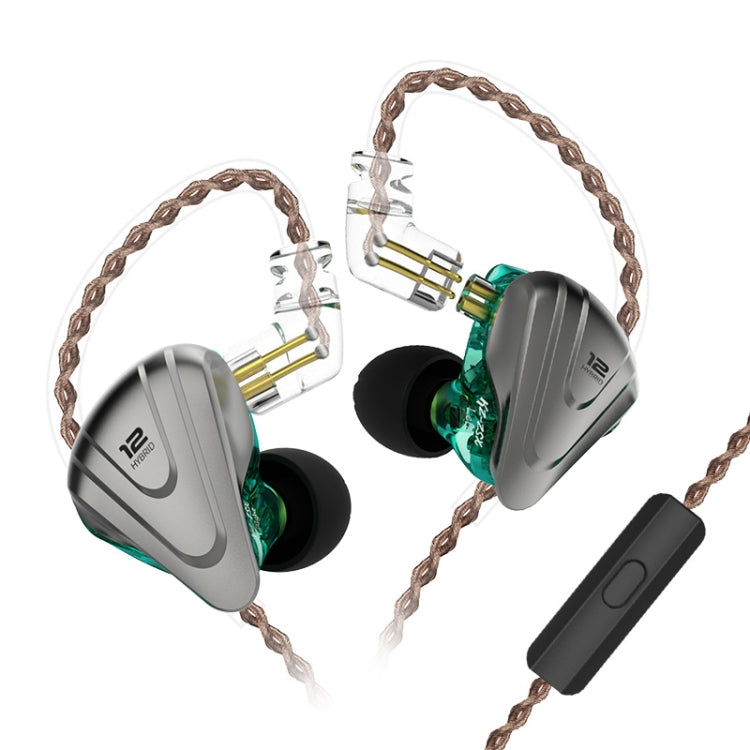 KZ ZSX 12-unit Ring Iron Metal Gaming In-ear Wired Earphone,, ZSX Standard Version(Purple), ZSX Mic Version(Black), ZSX Mic Version(Cyan), ZSX Mic Version(Purple), ZSX Standard Version(Black), ZSX Standard Version(Cyan)