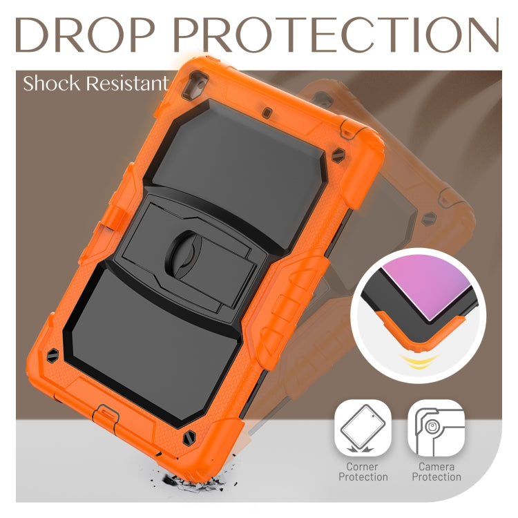 Coque de protection antichoc colorée en gel de silice et PC avec support et bandoulière, pour iPad 10.2 2021/2020/2019 et Samsung Galaxy A7 Lite T220/T225