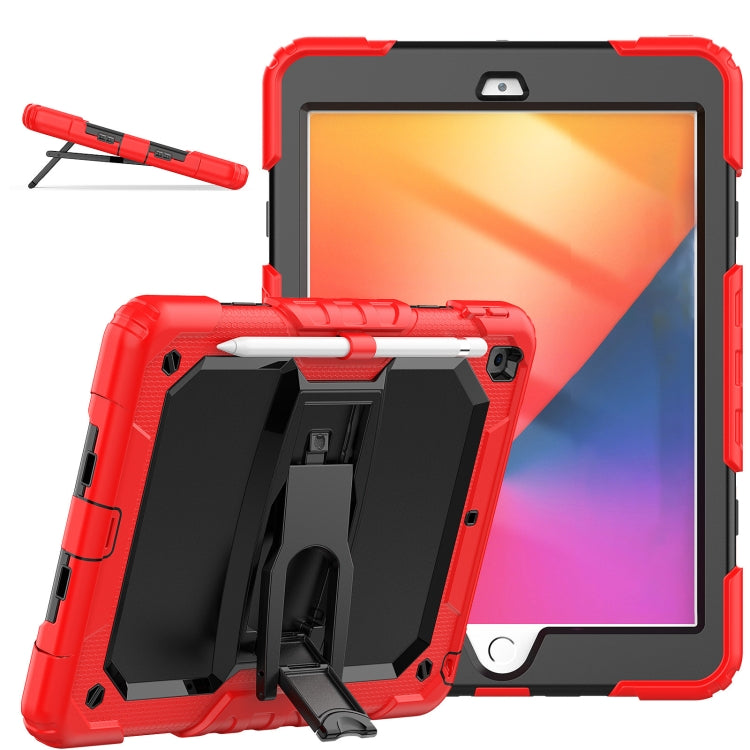 Coque de protection antichoc colorée en gel de silice et PC avec support et bandoulière, pour iPad 10.2 2021/2020/2019 et Samsung Galaxy A7 Lite T220/T225