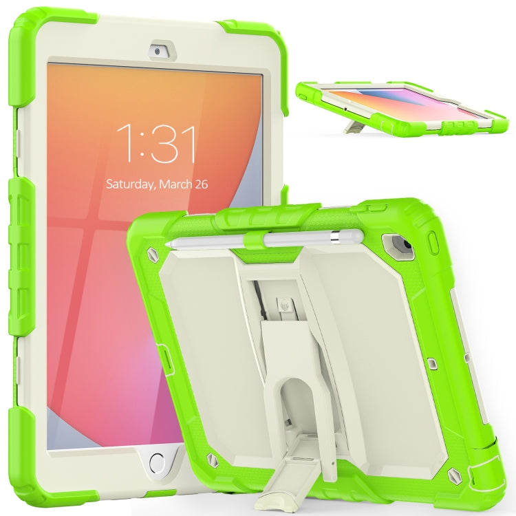 Coque de protection antichoc colorée en gel de silice et PC avec support et bandoulière, pour iPad 10.2 2021/2020/2019 et Samsung Galaxy A7 Lite T220/T225