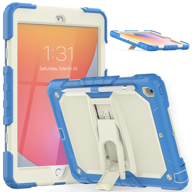 Coque de protection antichoc colorée en gel de silice et PC avec support et bandoulière, pour iPad 10.2 2021/2020/2019 et Samsung Galaxy A7 Lite T220/T225