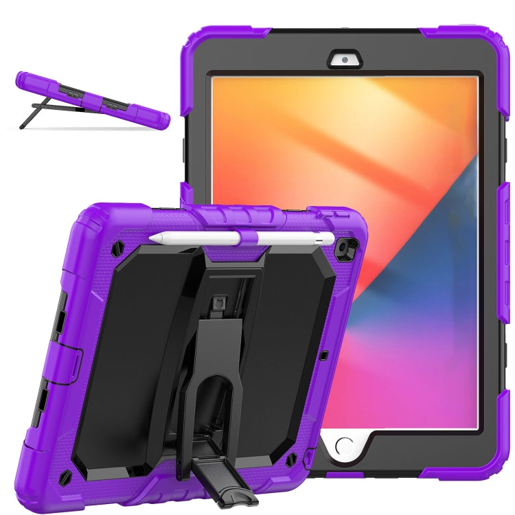 Coque de protection antichoc colorée en gel de silice et PC avec support et bandoulière, pour iPad 10.2 2021/2020/2019 et Samsung Galaxy A7 Lite T220/T225