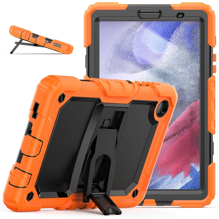 Coque de protection antichoc colorée en gel de silice et PC avec support et bandoulière, pour iPad 10.2 2021/2020/2019 et Samsung Galaxy A7 Lite T220/T225