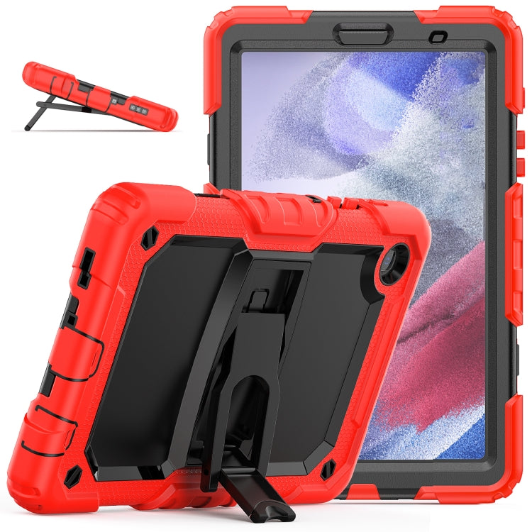 Coque de protection antichoc colorée en gel de silice et PC avec support et bandoulière, pour iPad 10.2 2021/2020/2019 et Samsung Galaxy A7 Lite T220/T225