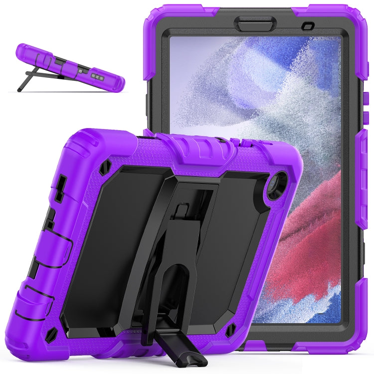 Coque de protection antichoc colorée en gel de silice et PC avec support et bandoulière, pour iPad 10.2 2021/2020/2019 et Samsung Galaxy A7 Lite T220/T225