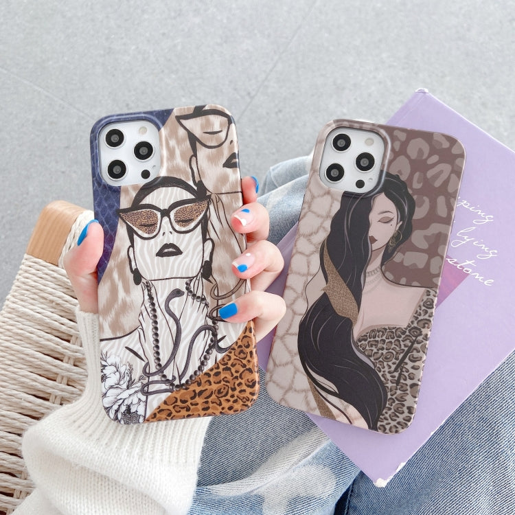 Shockproof Half-inclusive Leopard Pattern Protective Case, For iPhone 13, For iPhone 13 Pro