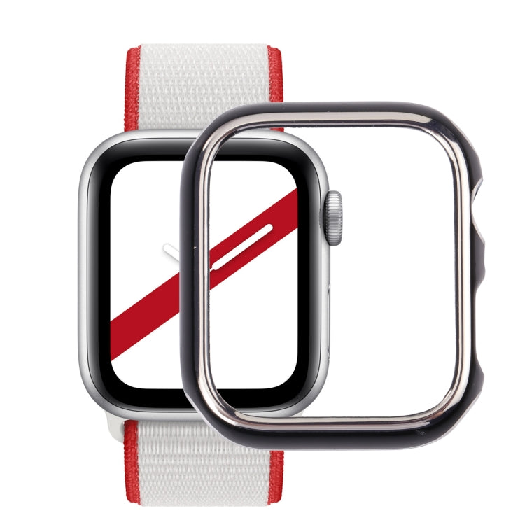 Dual-color Electroplating PC Protective Watch Case, For Apple Watch Series 7 & 6 & SE & 5 & 4 44mm