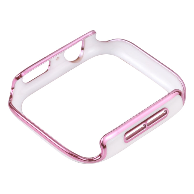 Dual-color Electroplating PC Protective Watch Case, For Apple Watch Series 3 & 2 & 1 42mm