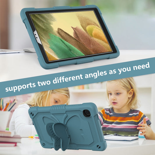 Side view of anti-drop silicone bumper on Tab A7 Lite T220 protective case
