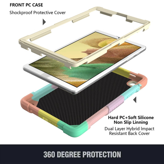 Silicone anti-drop protection case designed for Samsung Tab A7 Lite 8.7 inch tablet