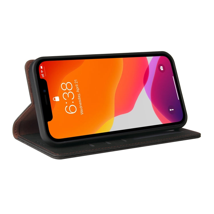 Simple Suction Closure Horizontal Flip Leather Case with Holder & Card Slot & Wallet, For iPhone 12 mini, For iPhone 11 Pro Max, For iPhone 11 Pro, For iPhone 11