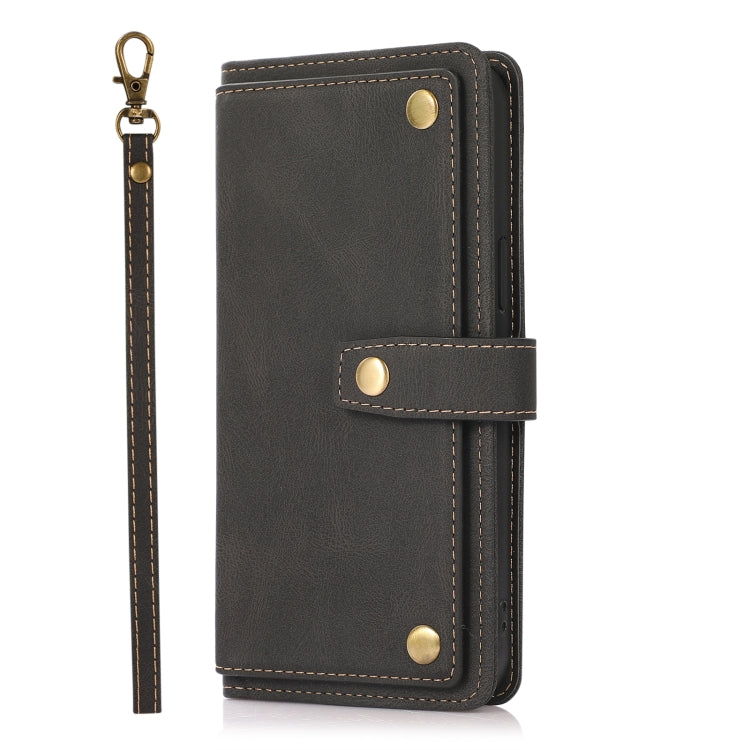 PU + TPU Horizontal Flip Leather Case with Holder & Card Slot & Wallet & Lanyard, For iPhone 13, For iPhone 13 Pro, For iPhone 13 Pro Max