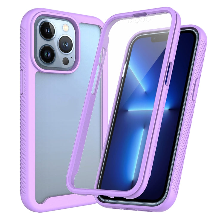 Starry Sky Solid Color Series Shockproof PC + TPU Case with PET Film