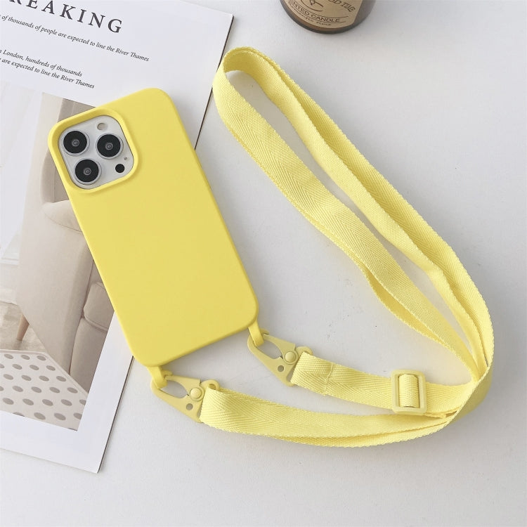 Elastic Silicone Protective Case with Wide Neck Lanyard, For iPhone 13, For iPhone 13 Pro, For iPhone 13 Pro Max, For iPhone 12 / 12 Pro