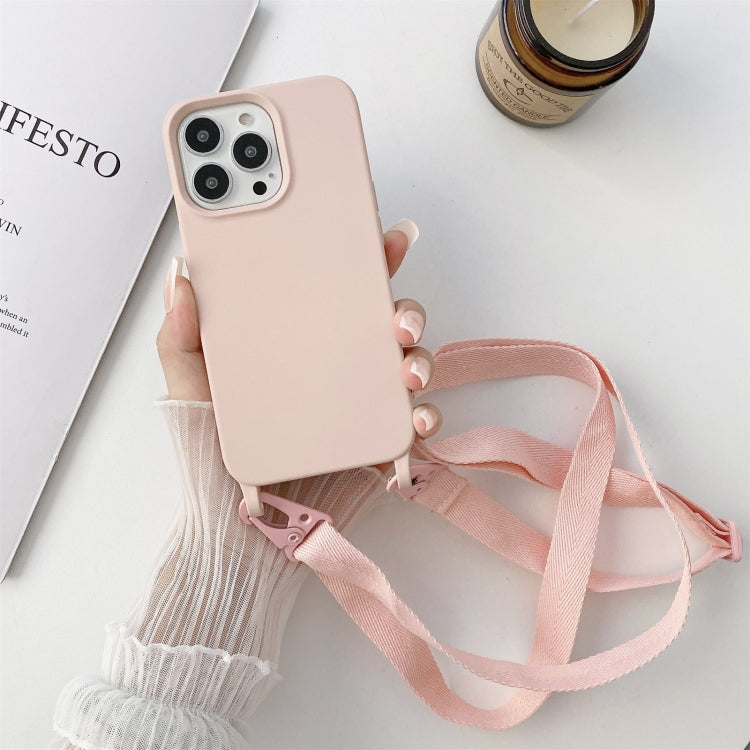 Elastic Silicone Protective Case with Wide Neck Lanyard, For iPhone 13, For iPhone 13 Pro, For iPhone 13 Pro Max, For iPhone 12 / 12 Pro
