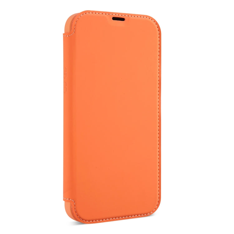 Skin Feel Horizontal Flip PU Leather Case with Holder & Card Slot, For iPhone 13 Pro