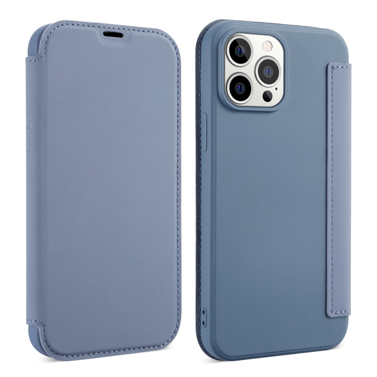 Skin Feel Horizontal Flip PU Leather Case with Holder & Card Slot, For iPhone 13 Pro
