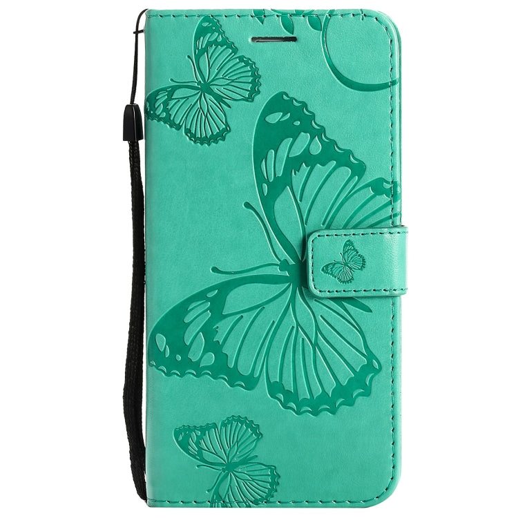 3D Butterfly Embossed Pattern Horizontal Flip Leather Case with Holder & Card Slot & Wallet & Lanyard, For iPhone 13 Pro Max