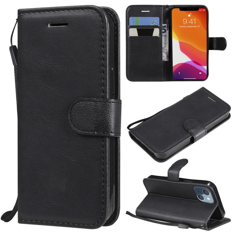 Pure Color Horizontal Flip Leather Case with Holder & Card Slots & Wallet & Lanyard, For iPhone 13 mini, For iPhone 13, For iPhone 13 Pro, For iPhone 13 Pro Max