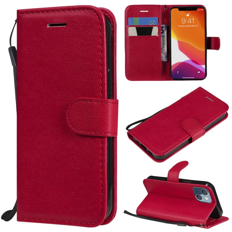 Pure Color Horizontal Flip Leather Case with Holder & Card Slots & Wallet & Lanyard, For iPhone 13 mini, For iPhone 13, For iPhone 13 Pro, For iPhone 13 Pro Max