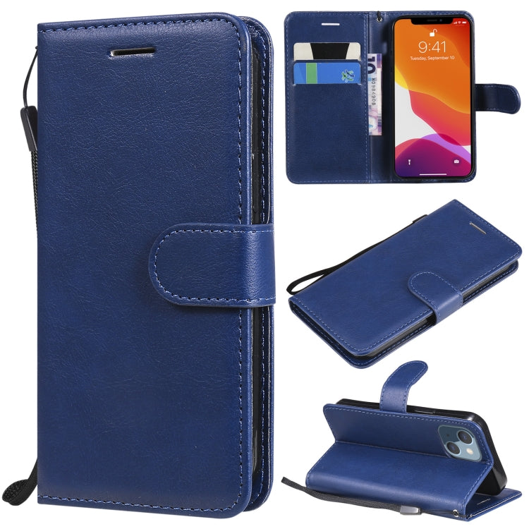 Pure Color Horizontal Flip Leather Case with Holder & Card Slots & Wallet & Lanyard, For iPhone 13 mini, For iPhone 13, For iPhone 13 Pro, For iPhone 13 Pro Max