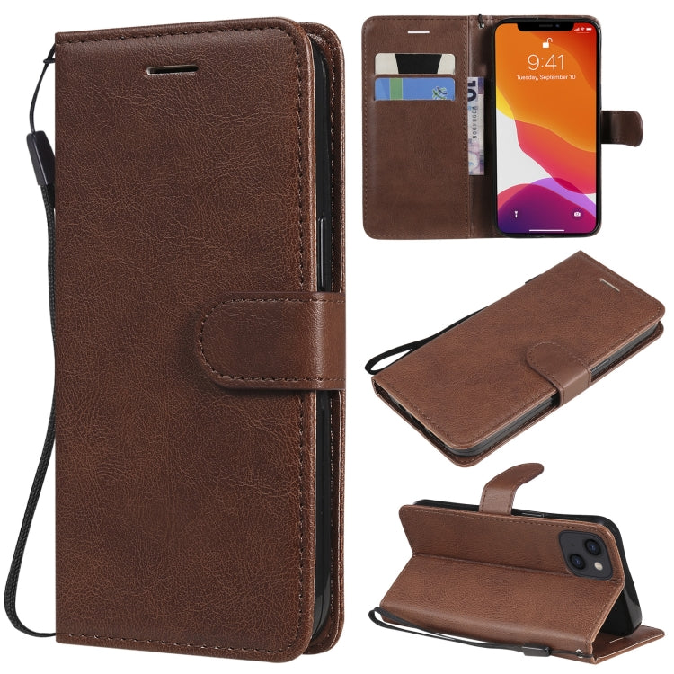 Pure Color Horizontal Flip Leather Case with Holder & Card Slots & Wallet & Lanyard, For iPhone 13 mini, For iPhone 13, For iPhone 13 Pro, For iPhone 13 Pro Max