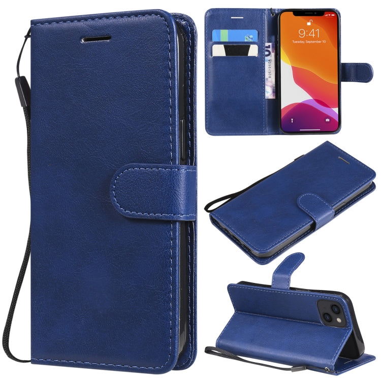 Pure Color Horizontal Flip Leather Case with Holder & Card Slots & Wallet & Lanyard, For iPhone 13 mini, For iPhone 13, For iPhone 13 Pro, For iPhone 13 Pro Max