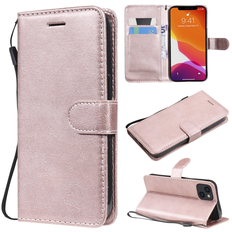 Pure Color Horizontal Flip Leather Case with Holder & Card Slots & Wallet & Lanyard, For iPhone 13 mini, For iPhone 13, For iPhone 13 Pro, For iPhone 13 Pro Max