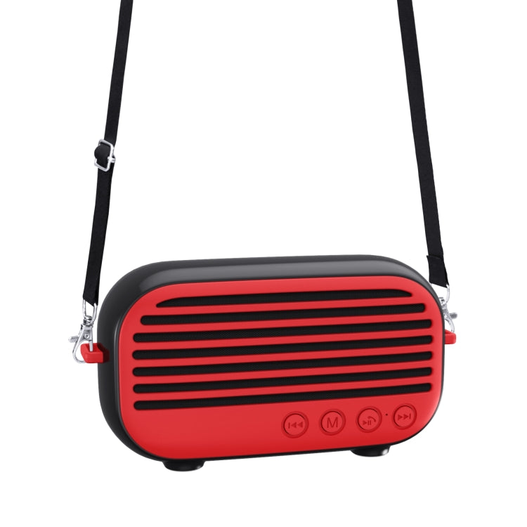 New Rixing NR-3000M Bluetooth 5.0 Portable Karaoke Wireless Bluetooth Speaker with Microphone & Shoulder Strap, NR-3000M(Blue), NR-3000M(Green), NR-3000M(Black), NR-3000M(Red)