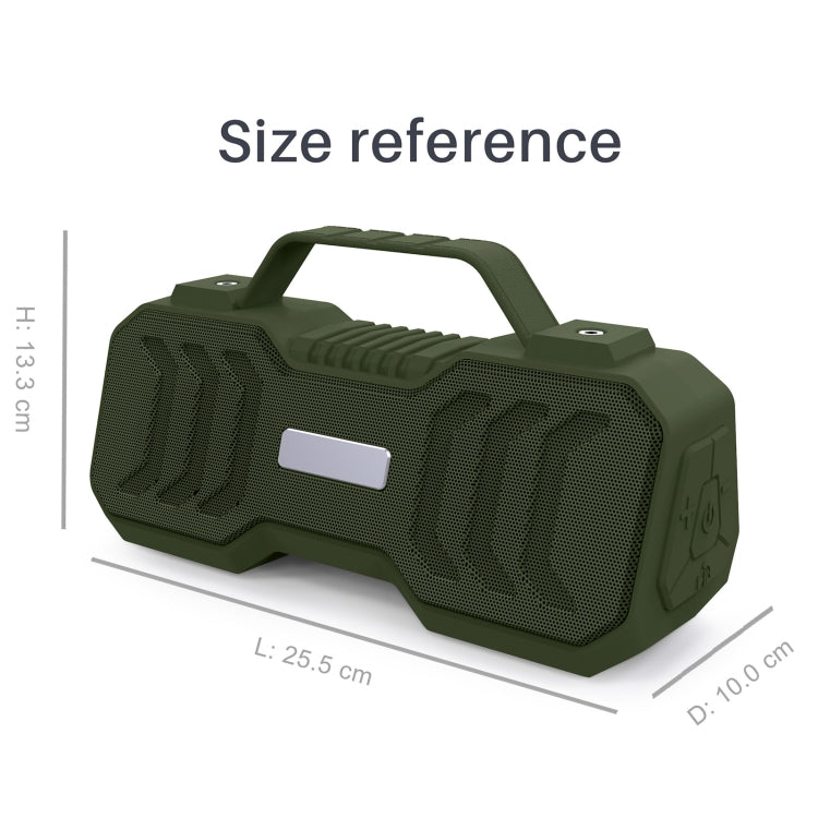 New Rixing NR-4500M Bluetooth 5.0 Portable Outdoor Karaoke Wireless Bluetooth Speaker with Microphone, NR-4500M(Grey), NR-4500M(Black), NR-4500M(Red), NR-4500M(Green), NR-4500M(Dark Green)