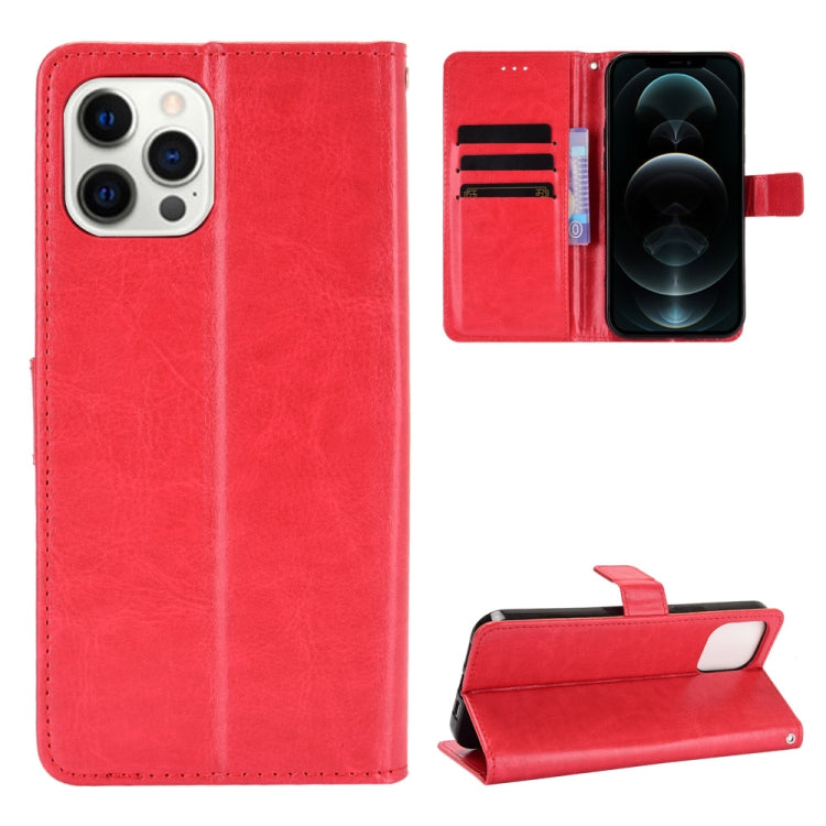 Crazy Horse Texture Horizontal Flip Leather Case with Holder & Card Slots & Lanyard, For iPhone 13 mini, For iPhone 13, For iPhone 13 Pro, For iPhone 13 Pro Max