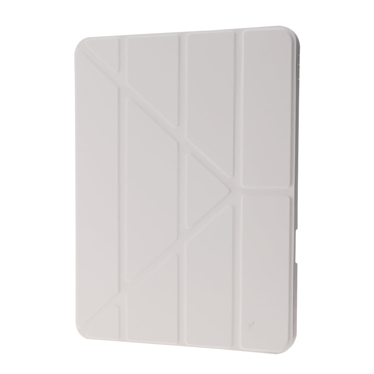 Étui à rabat horizontal en cuir PU transparent et déformable, avec support multi-plis, fonction veille/réveil et emplacement pour stylet, pour iPad Air 2022/2020 10.9, iPad Pro 11.0 2021/2020/2018, iPad 9.7 2017/2018/Pro 9.7