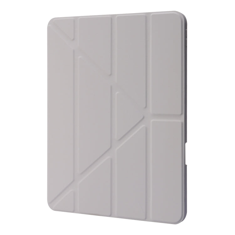 Deformation Transparent Acrylic Horizontal Flip PU Leather Case with Multi-folding Holder & Sleep / Wake-up Function & Pen Slot, For iPad Pro 11.0 2021 / 2020 / 2018, For iPad Air 2022 / 2020 10.9, For iPad 9.7 2017 / 2018 / Pro 9.7                    ...
