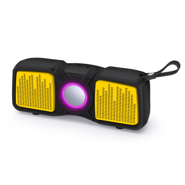 New Rixing NR-9011 Bluetooth 5.0 Portable Outdoor Wireless Bluetooth Speaker, NR-9011(Yellow), NR-9011(Grey), NR-9011(Blue), NR-9011(Black)