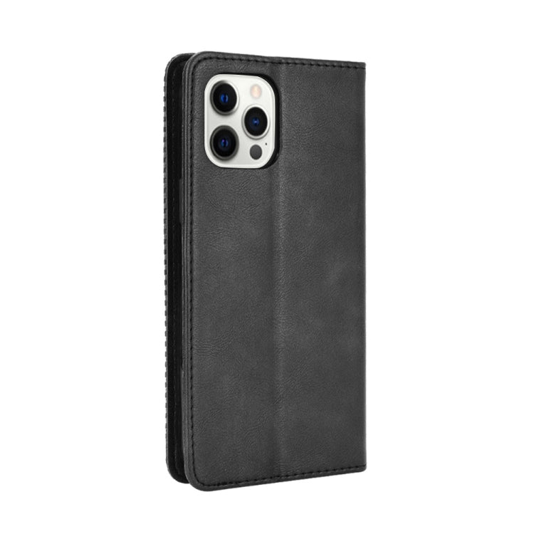 Magnetic Buckle Retro Pattern Horizontal Flip Leather Case with Holder & Card Slot & Wallet, For iPhone 13 mini, For iPhone 13, For iPhone 13 Pro, For iPhone 13 Pro Max