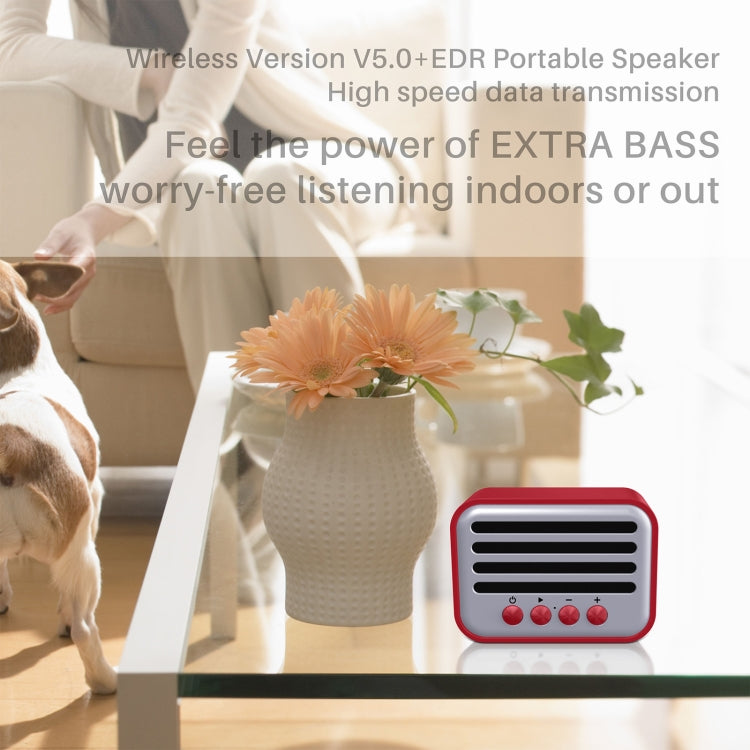 New Rixing NR-102 Mini TWS Bluetooth Speaker, NR-102 (Orange), NR-102 (Black), NR-102 (Red), NR-102 (Blue), NR-102 (Light Green)