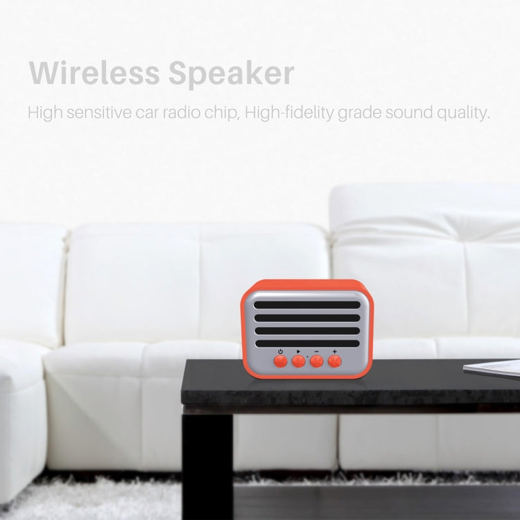 New Rixing NR-102 Mini TWS Bluetooth Speaker, NR-102 (Orange), NR-102 (Black), NR-102 (Red), NR-102 (Blue), NR-102 (Light Green)