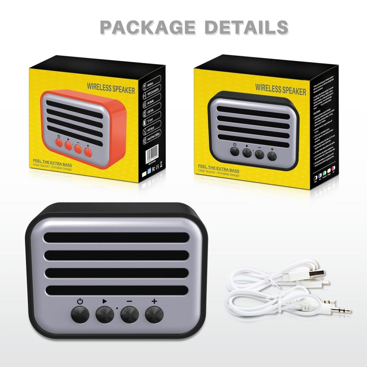 New Rixing NR-102 Mini TWS Bluetooth Speaker, NR-102 (Orange), NR-102 (Black), NR-102 (Red), NR-102 (Blue), NR-102 (Light Green)