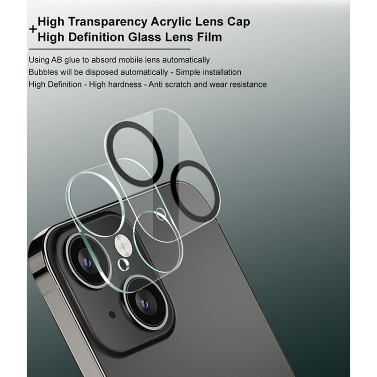 IMAK Integrated Rear Camera Lens Tempered Glass Film with Lens Cap