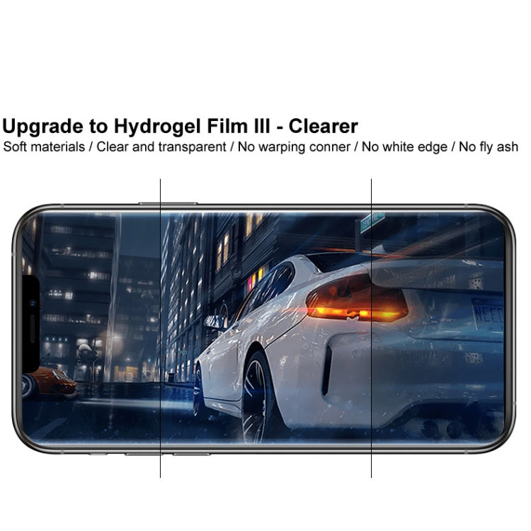 2 PCS IMAK Curved Full Screen Hydrogel Film 3 Screen Protector, For iPhone 11, For iPhone 11 Pro, For iPhone 11 Pro Max