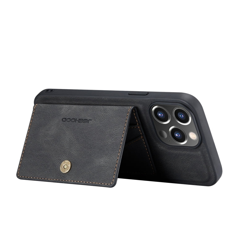 JEEHOOD Retro Magnetic Detachable Protective Case with Wallet & Card Slot & Holder